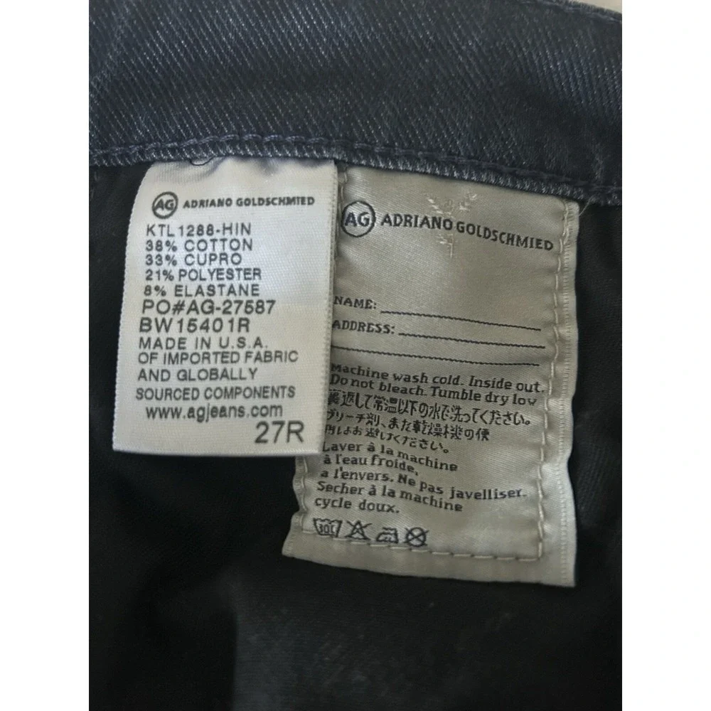 AG Adriano Goldschmied Jeans Womens 27 Blue The legging Ankle Super Skinny Sz 4 - Picture 6 of 10